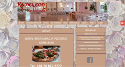 Desktop Screenshot of kameleonrestauracja.pl